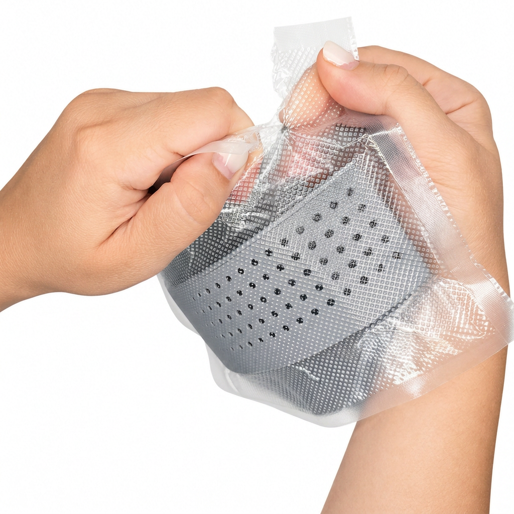 Step 1: Open the individually packed pieces